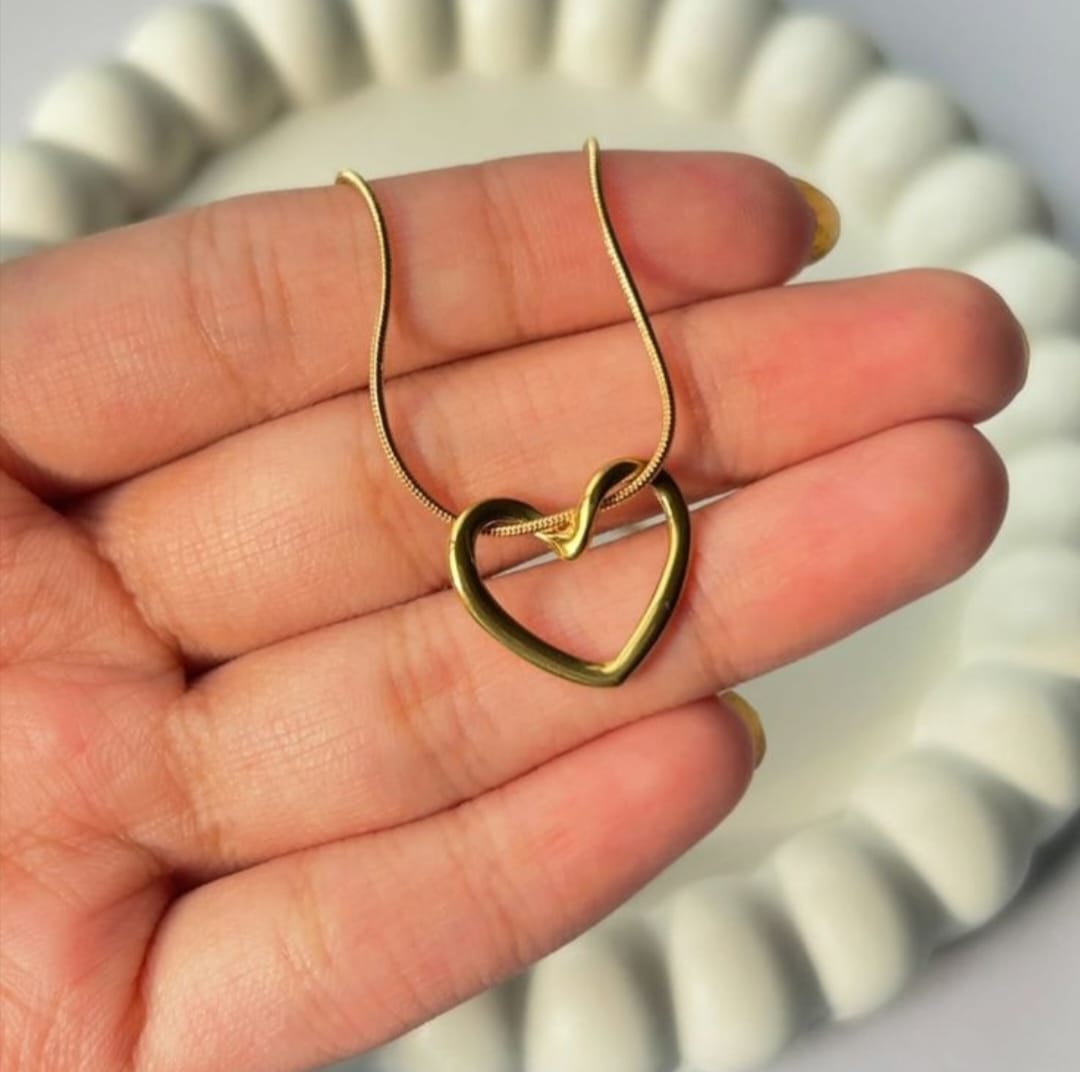 Hollow Heart Necklace