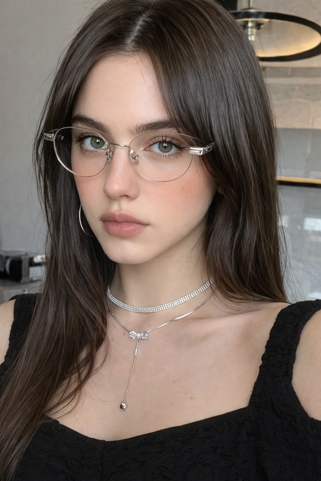 Double Layered Choker Necklace