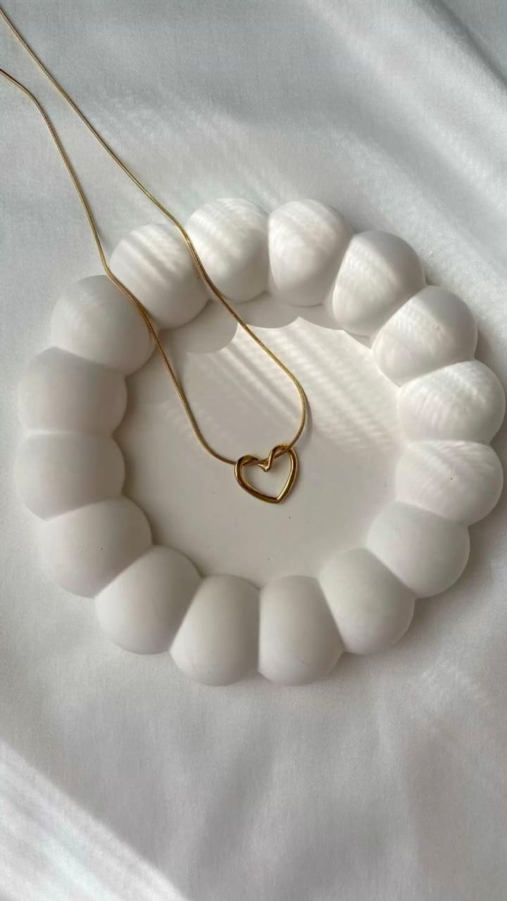 Hollow Heart Necklace