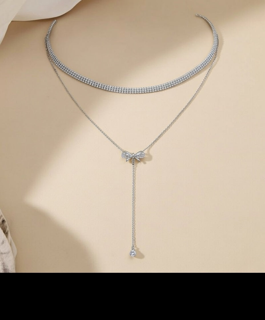 Double Layered Choker Necklace