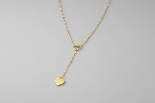 Double Heart Pull Down Chain